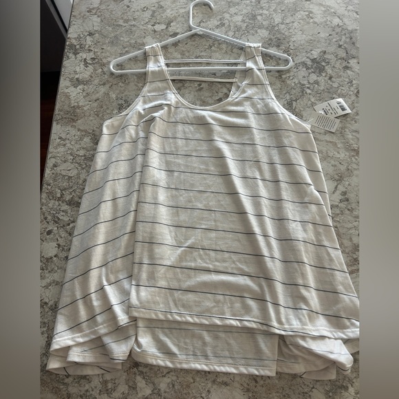 Women Awake Striped Tank Top Large NWT - Picture 6 of 9